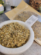 Yarrow flower, cut & sifted 1oz, dried flower, magical flowers