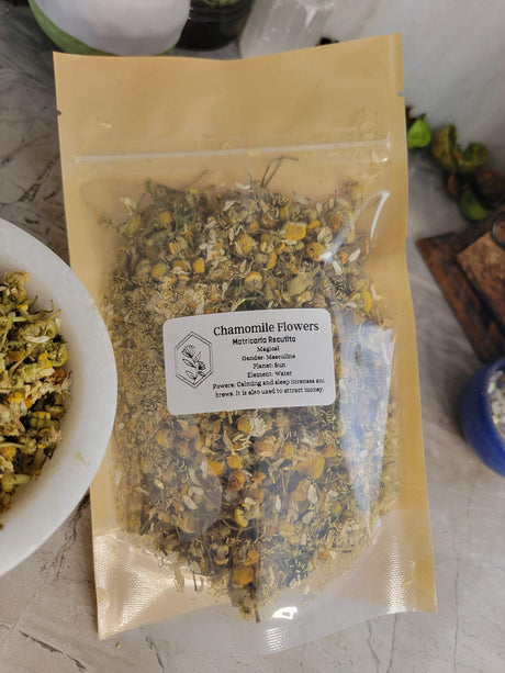 Dried Chamomile Flowers - 1oz Decoration Flowers