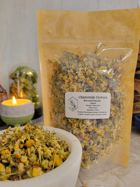 Dried Chamomile Flowers - 1oz Decoration Flowers