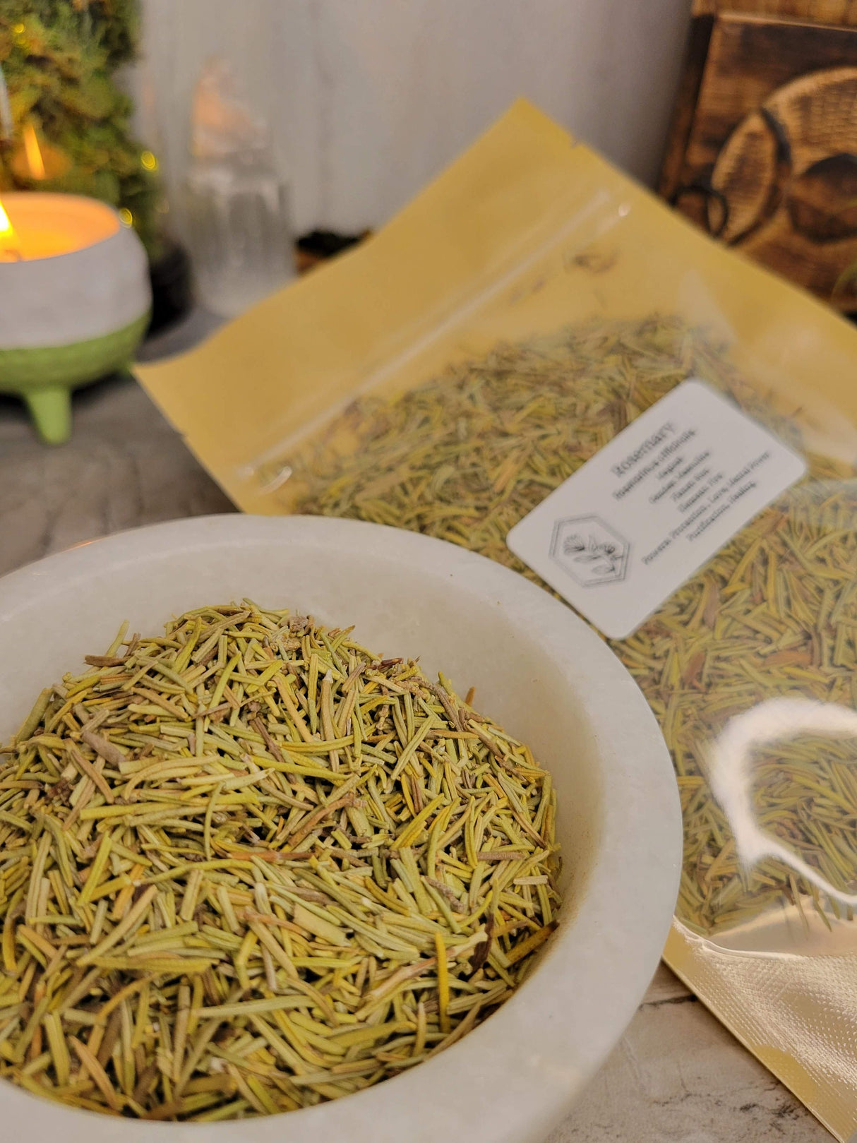 Rosemary, whole, 1oz magical herbs, decoration herbs