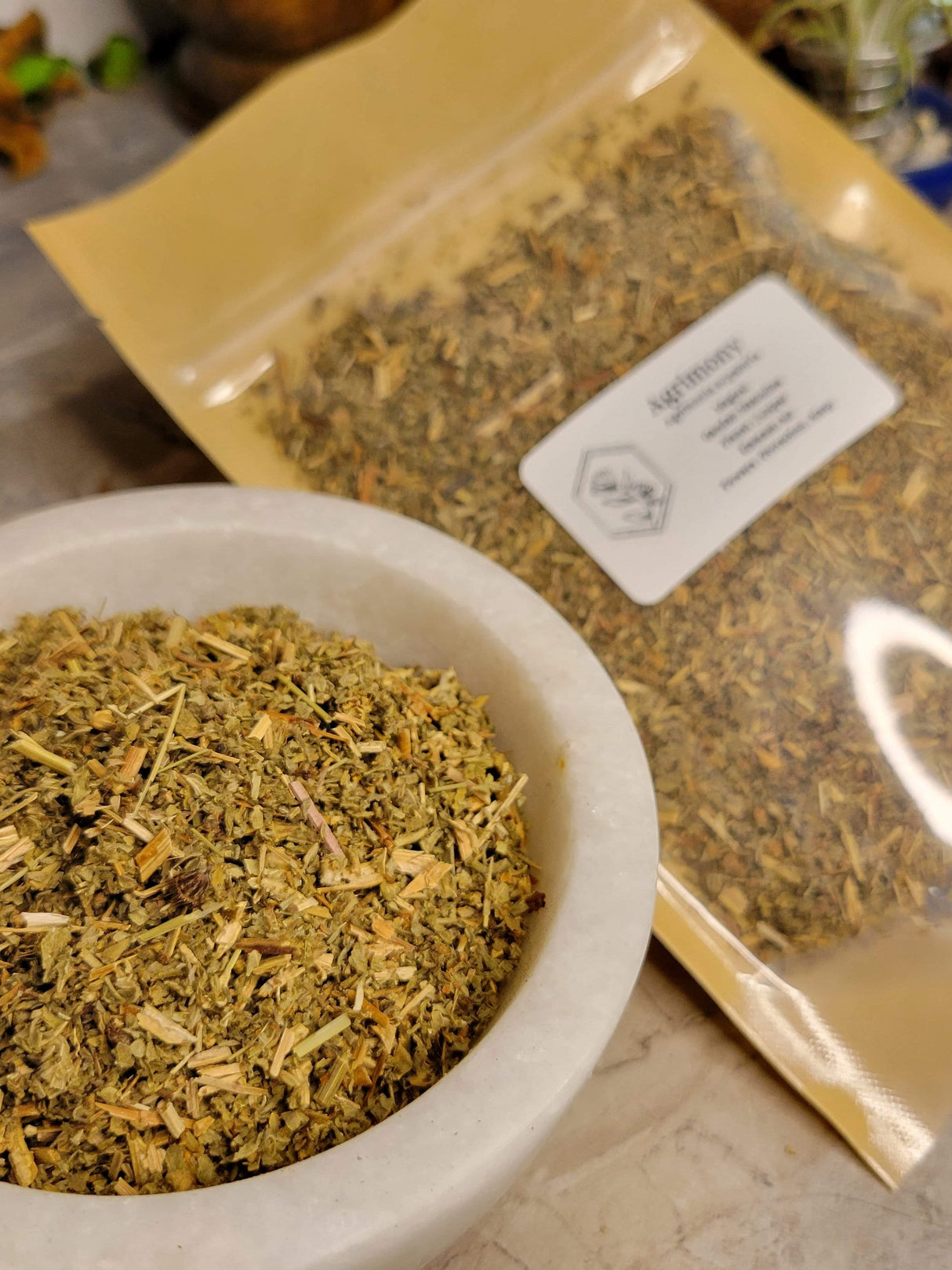Agrimony Cut & Sifted Herbs: Magical Candle Dressing, Spell Bottles