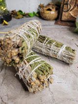 Blue sage & cedar smudge stick - 4"
