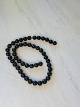 Black onyx Natural round beads Strands