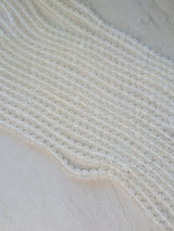 Natural Selenite Bead Strand: 6mm Round Gemstone Beads (15.7 inch)