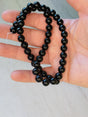 Black onyx Natural round bead strands, Jewelry making, Onyx Beads