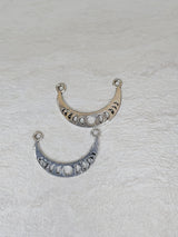 Moon phase pendants , moon charms, jewelry making