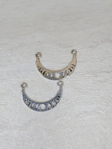 Moon phase pendants , moon charms, jewelry making