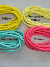 Handmade Polymer Clay Heishi Beads, 4mm Disc Beads