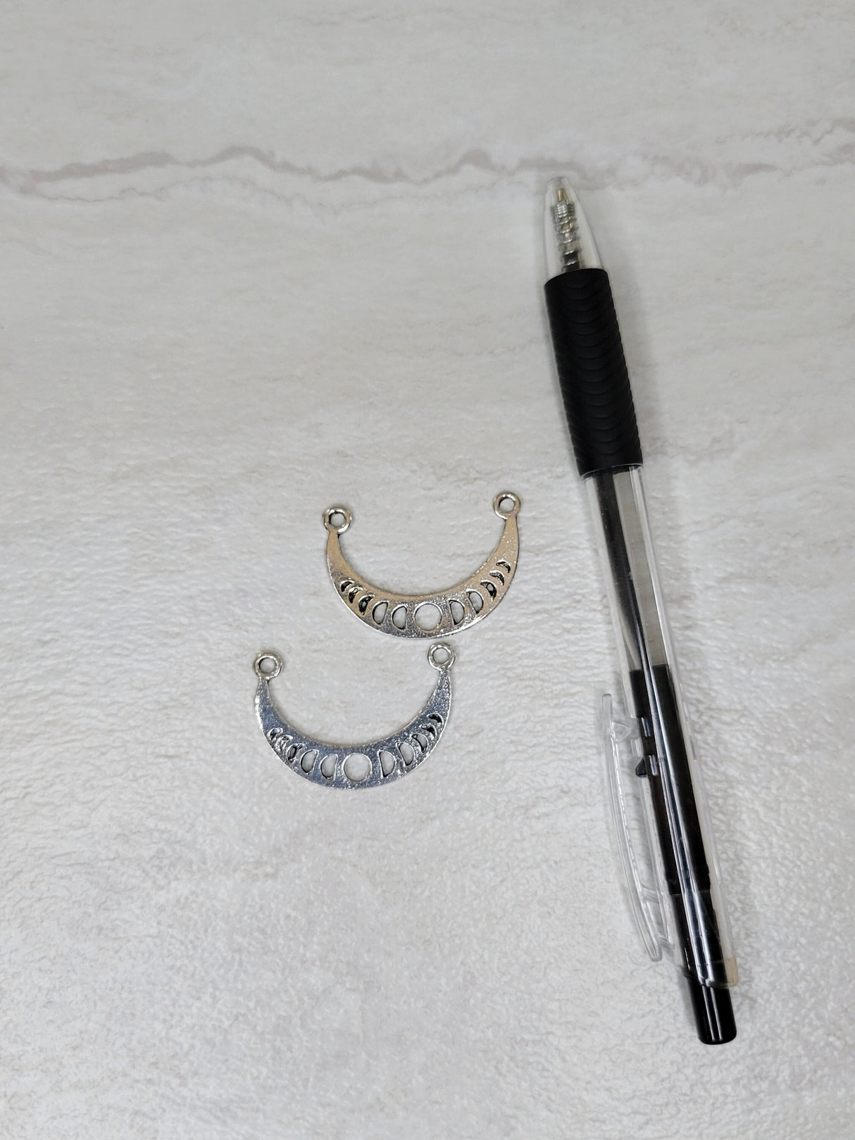 Moon phase pendants , moon charms, jewelry making