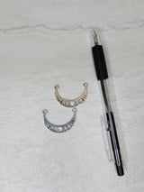 Moon phase pendants , moon charms, jewelry making