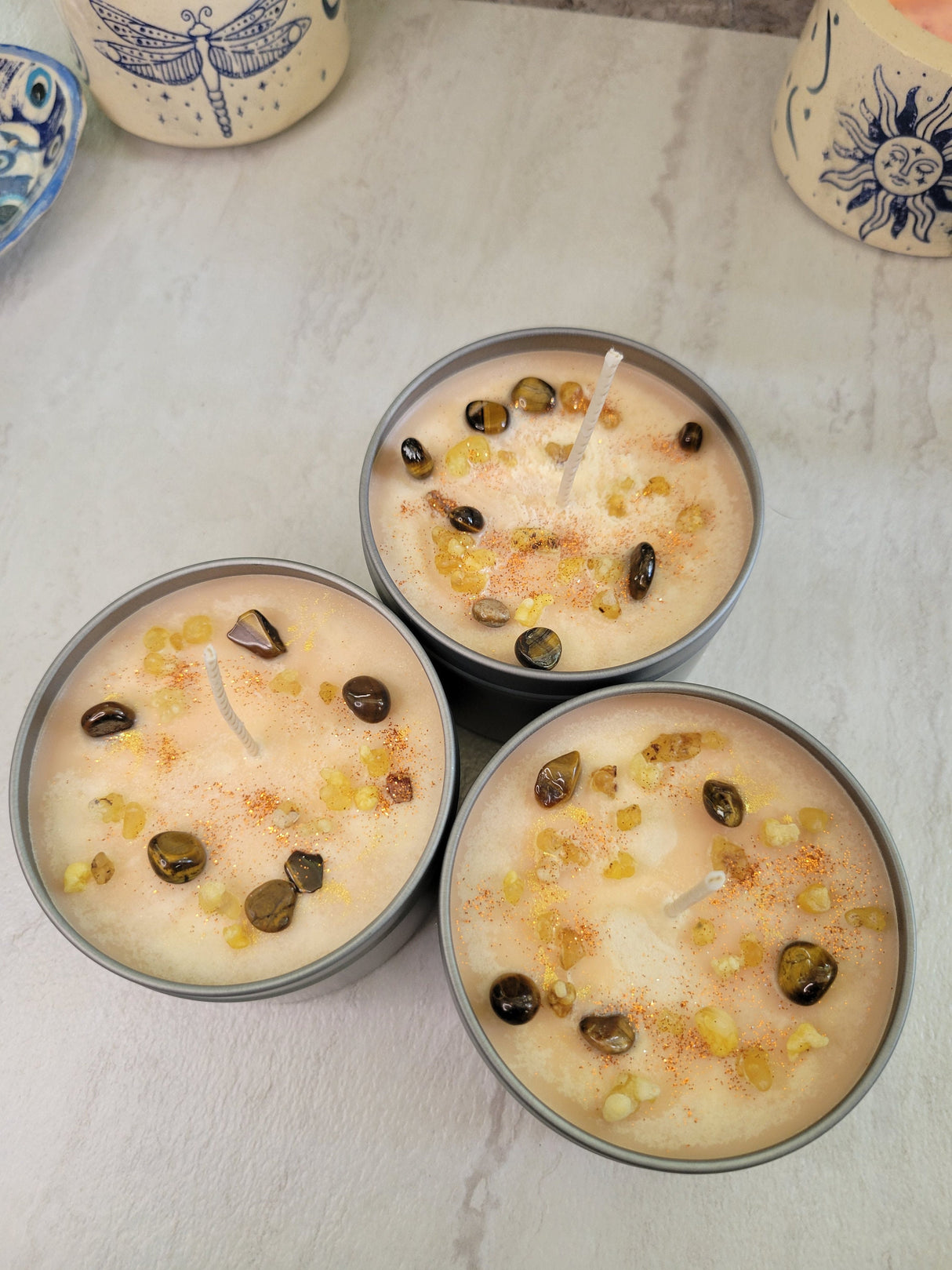 Frankincense and Myrrh candle meditation cleansing space candle