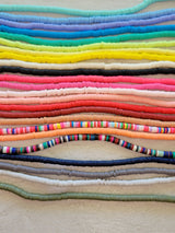 Handmade Polymer Clay Heishi Beads, 4mm Disc Beads