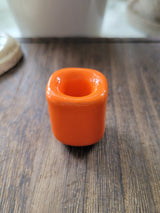 Mini Ceramic Chime Candle Holder: Altar Decor, Multiple Colors