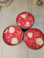 Fresh Roses Soy Candle: Crystal Infused, Aromatherapy Love Candle