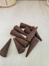 Scented incense cones, incense cone pack