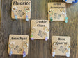 Small Crystal Dangle Earrings: Bohemian Stacked Stone Earrings