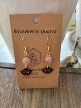 Halloween Earrings: Crystal Bead Witchy Jewelry