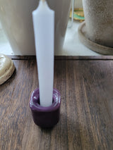 Mini Ceramic Chime Candle Holder: Altar Decor, Multiple Colors