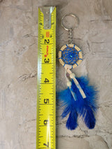 Handmade Dreamcatcher Keychain: Boho Feather Ornament