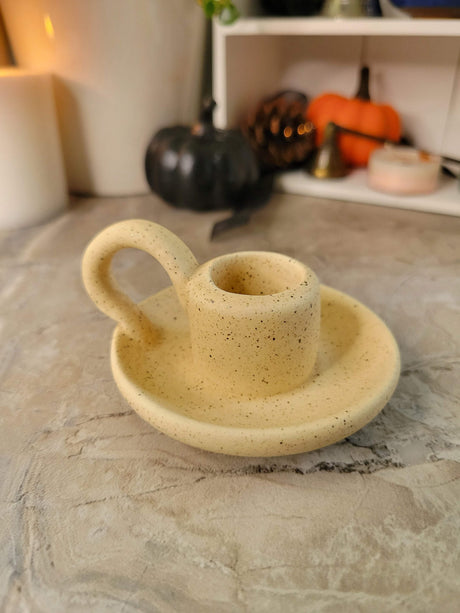 Handmade Ceramic candle holder, taper candle holder, for wedding party home decoration