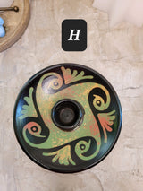 Ceramic gecko design burner handmade, incense stick, palo santo wood burner