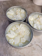 Flower Shop Scented Soy Candle: Christmas Tin Jar, Intention Candle