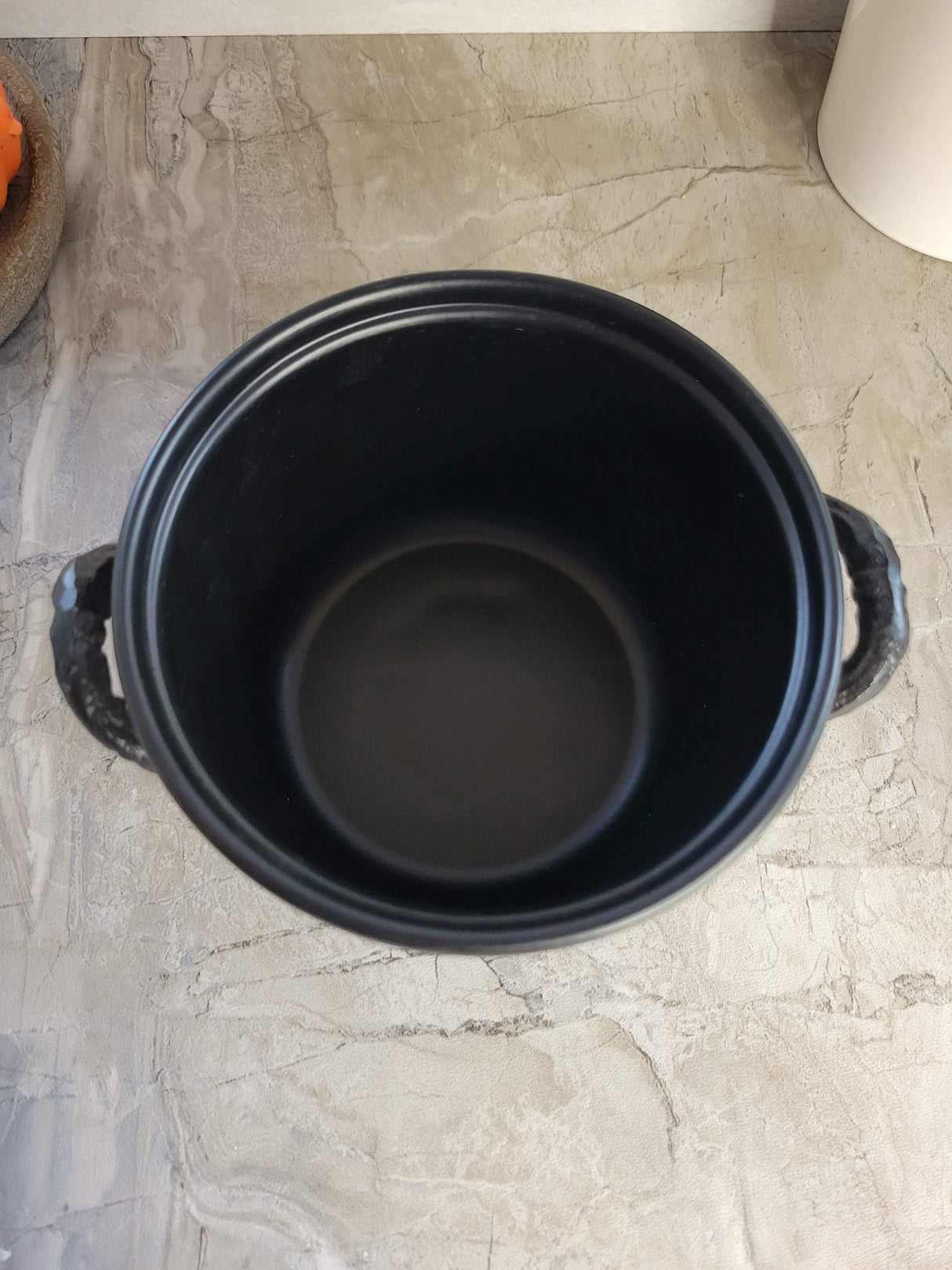 Handmade Witch Cauldron: Altar Decor with Triple Moon, Pentacle, or Tree of Life