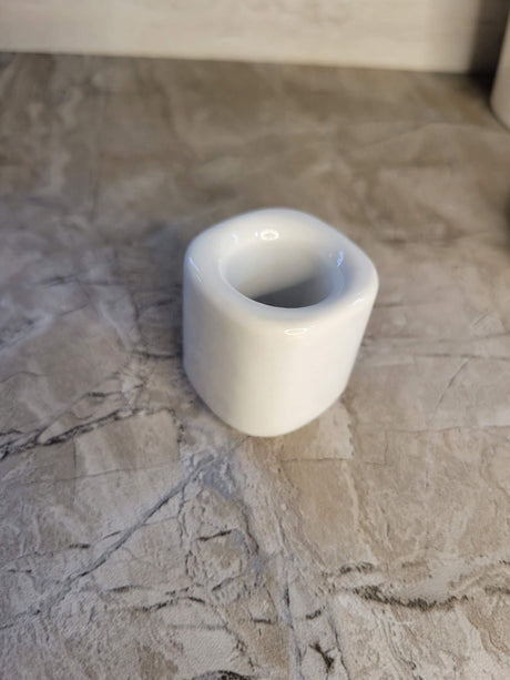 Handmade Ceramic Taper Candle Holder: Elegant Home Decor