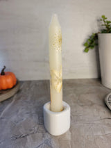 Handmade Ceramic Taper Candle Holder: Elegant Home Decor