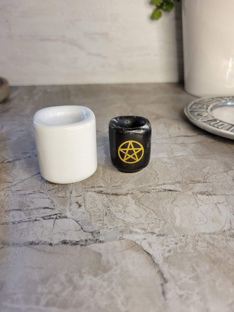 Handmade Ceramic Taper Candle Holder: Elegant Home Decor