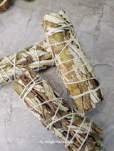 Smudging Yerba Santa Smudge Stick Natural Cleansing Handmade Smudge Sticks