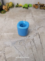 Mini Ceramic Chime Candle Holder: Altar Decor, Multiple Colors