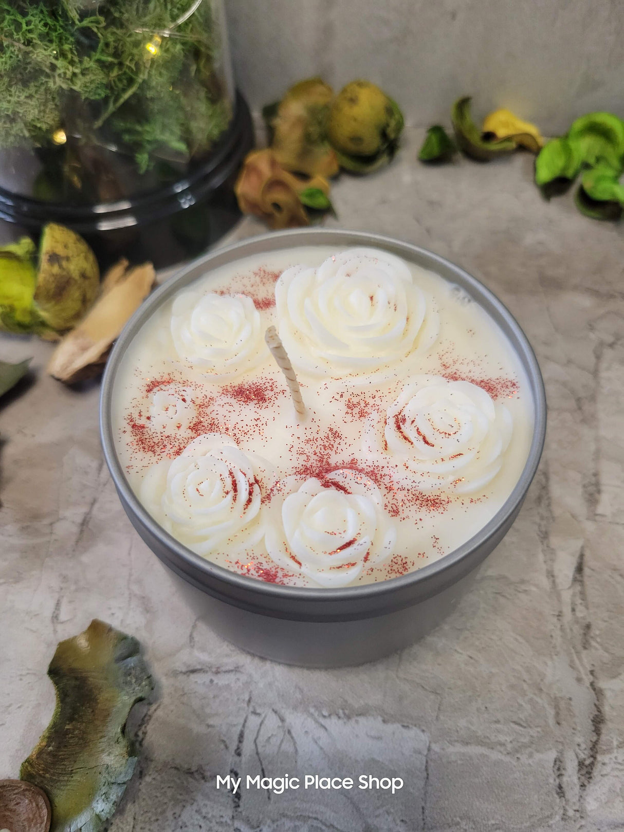 Roses Candle ,Valentine's Day Gifts, Dessert Candles, Love Candle