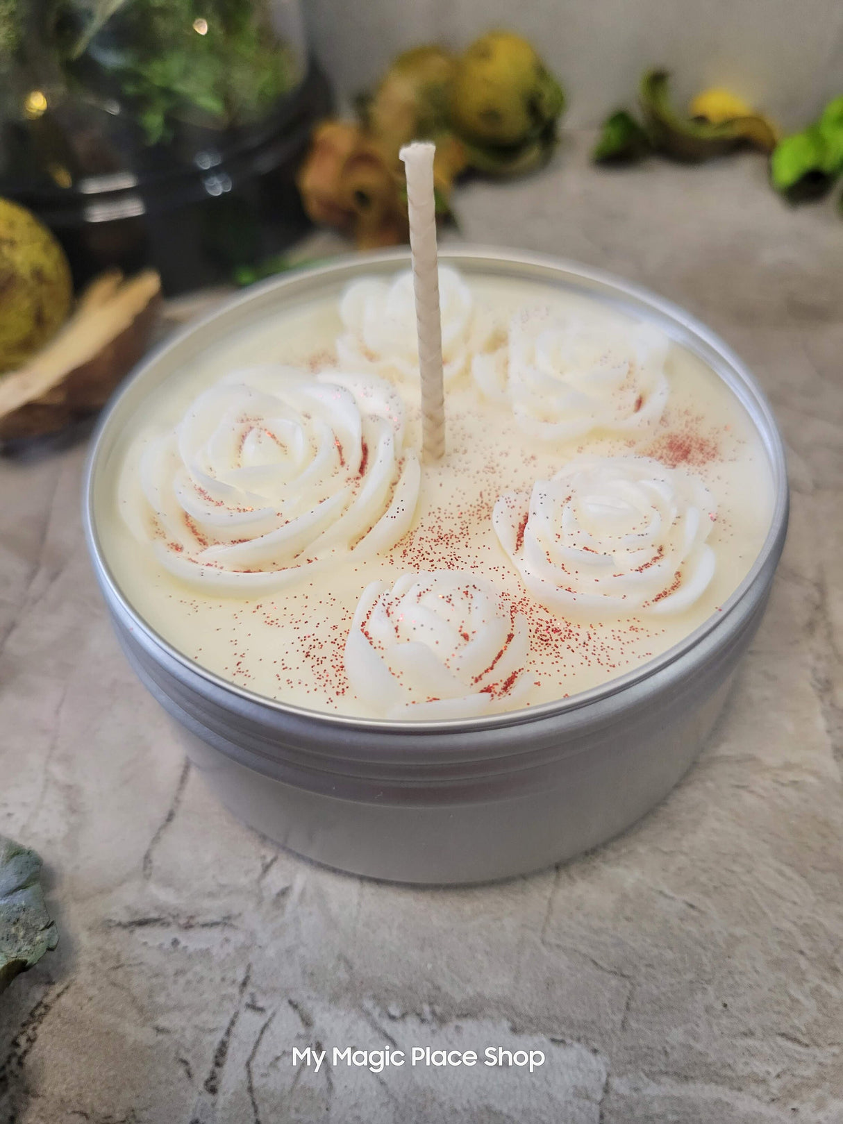 Roses Candle ,Valentine's Day Gifts, Dessert Candles, Love Candle