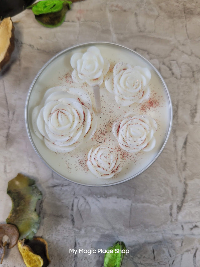 Roses Candle ,Valentine's Day Gifts, Dessert Candles, Love Candle