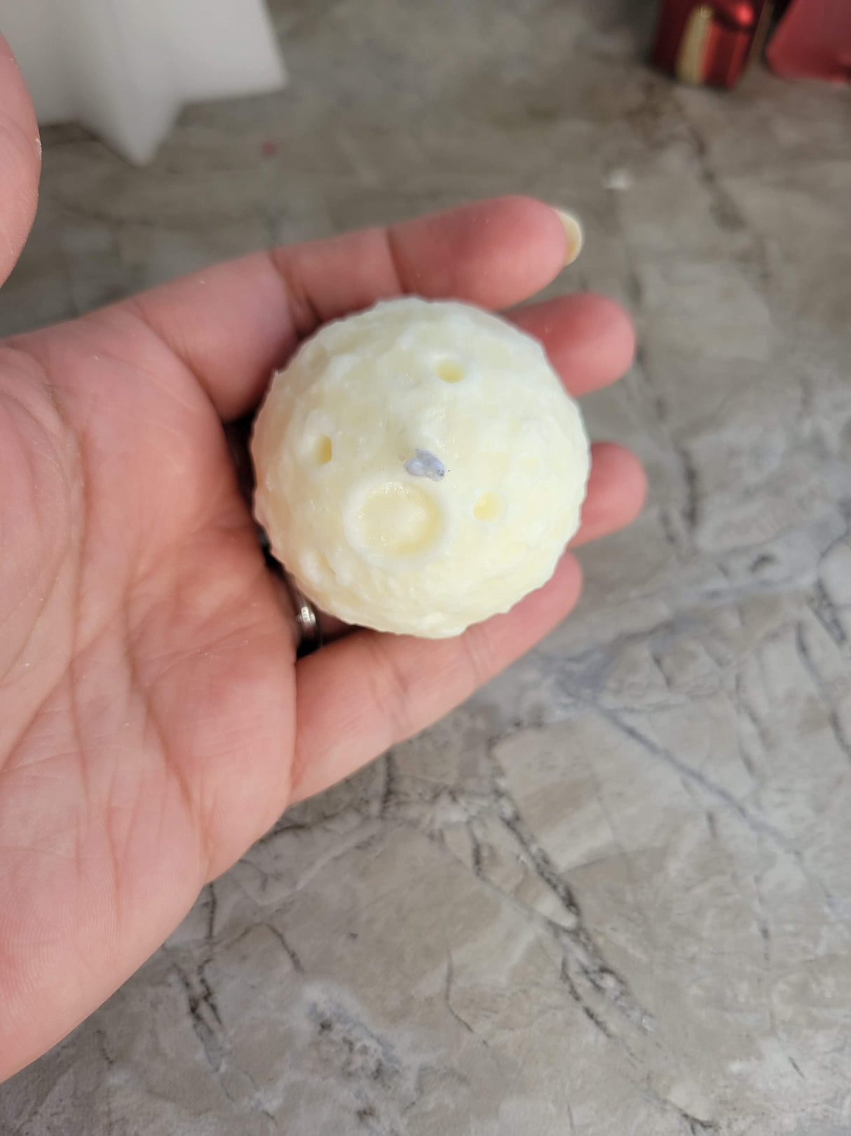 Handmade Soy Wax Moon Candle: Scented Small Candle (2 oz)
