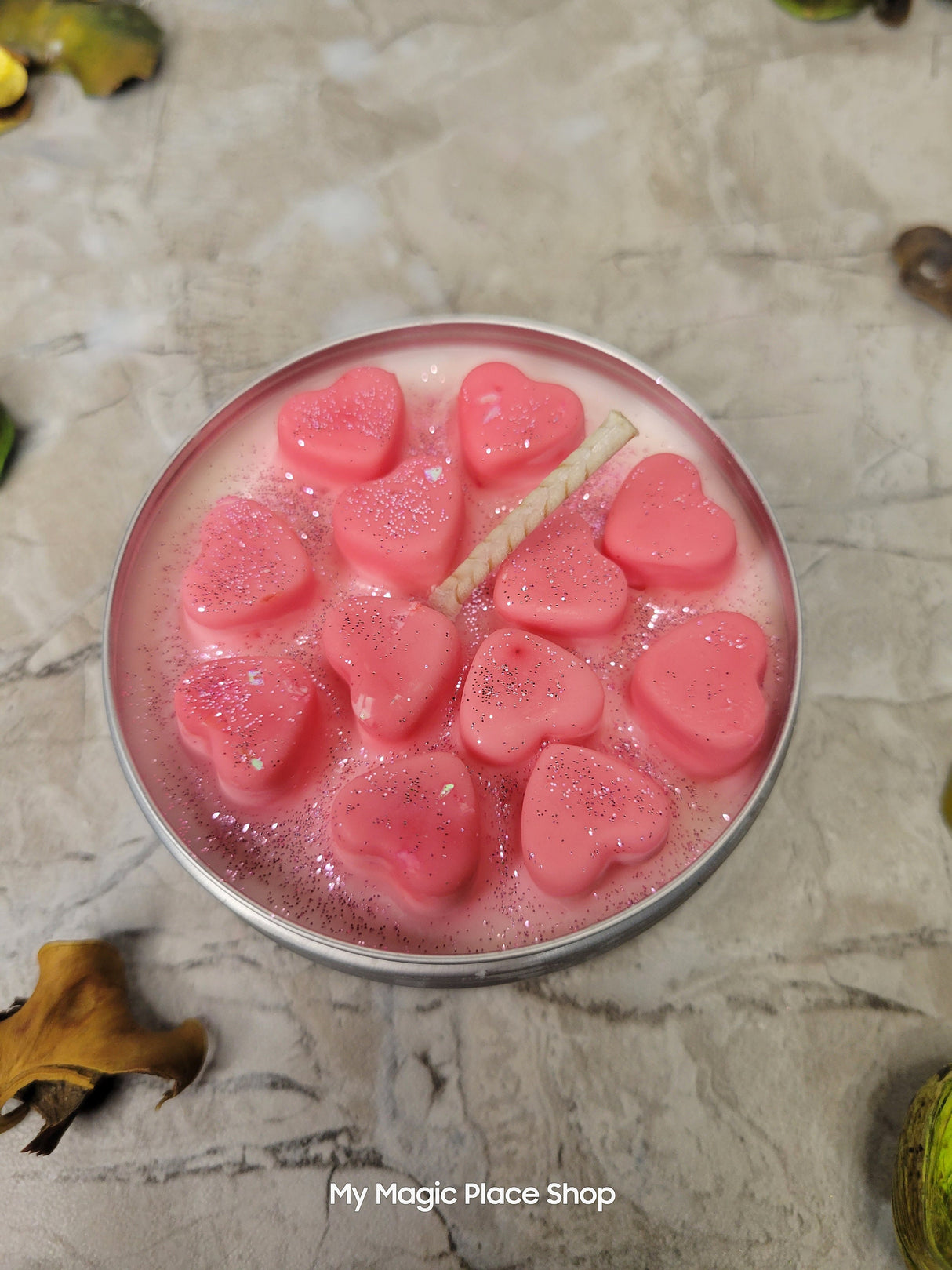 Roses Soy Candle Gift for Mom, Hand Poured 4 Oz
