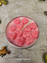 Roses Soy Candle Gift for Mom, Hand Poured 4 Oz