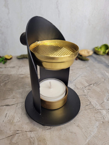 Adjustable Resins and Loose Herbs Burner No Charcoal Burner