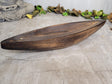 Canoe Wood Double Incense Burner: Small Incense Holder
