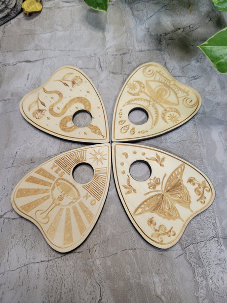 Witchy Planchette Sphere Holder: Crystal Ball Altar Decoration