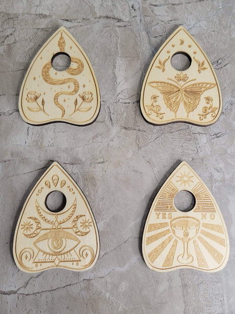 Witchy Planchette Sphere Holder: Crystal Ball Altar Decoration