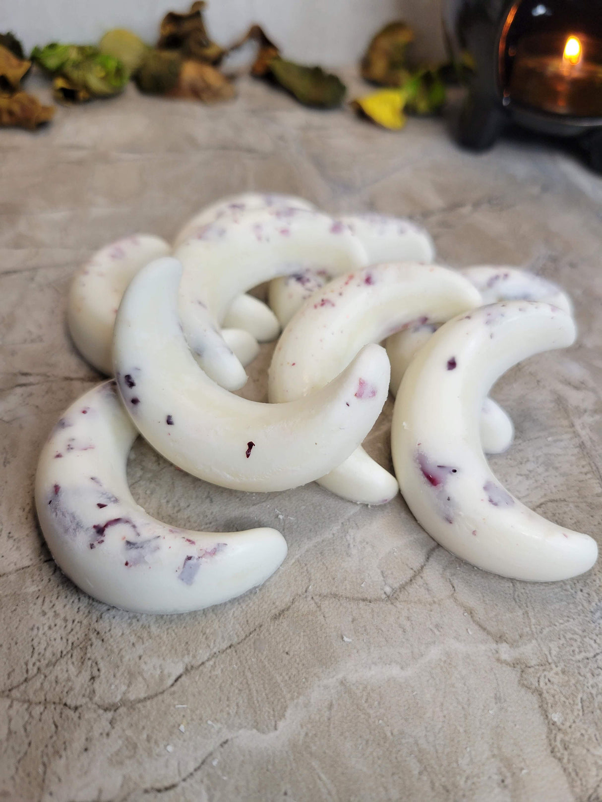 Crescent Moon Wax Melts: Flowers & Herbs, Ritual Aromatherapy