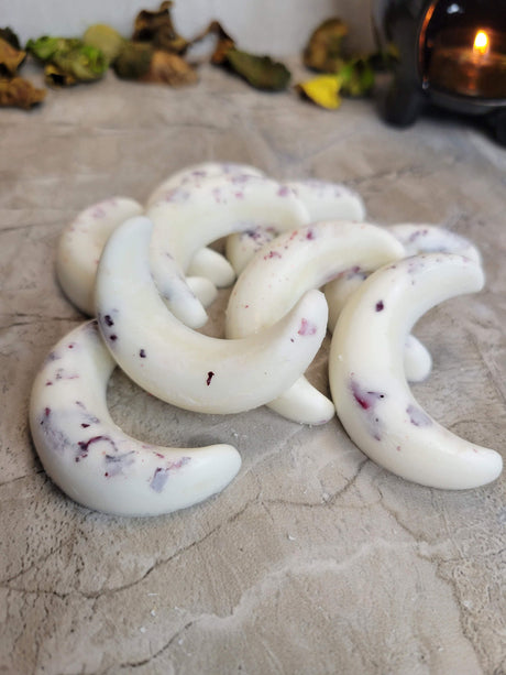 Crescent Moon Wax Melts: Flowers & Herbs, Ritual Aromatherapy