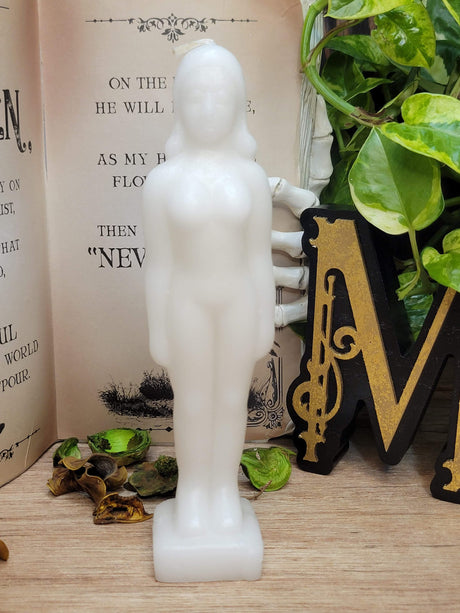 Female Form Spell Candle: Ritual Lady Figurine, Decorative Candle