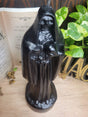 Santa Muerte Candle: Big Holy Black Handmade Offering Candle
