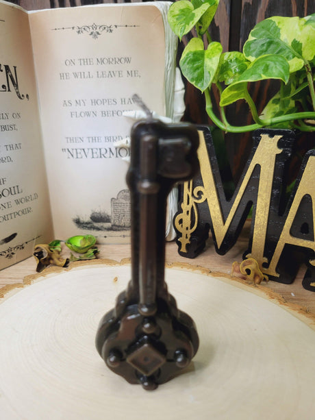 Black Key Candle: Small Figurine Candle for Spells