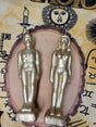 Gold Lady and Silver Man Figurine Candle: Ritual Spell Candle