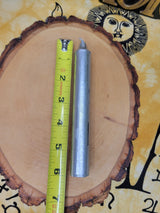 Silver Spell Candles, 6-Inch Taper Pack of 6, Handmade for Magic and Blessings