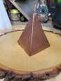 Copper Pyramid Candle, Abundance Ritual Candle, Altar Decoration